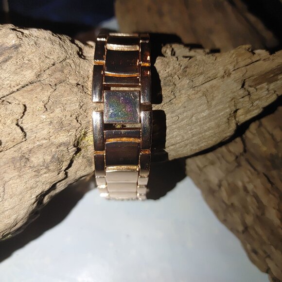 Wristwatch Michael Kors Logo Stainless Steel Rose Gold Watch Crystal Accents main image 4